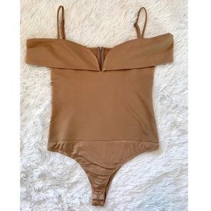 Chic Tan Bodysuit!